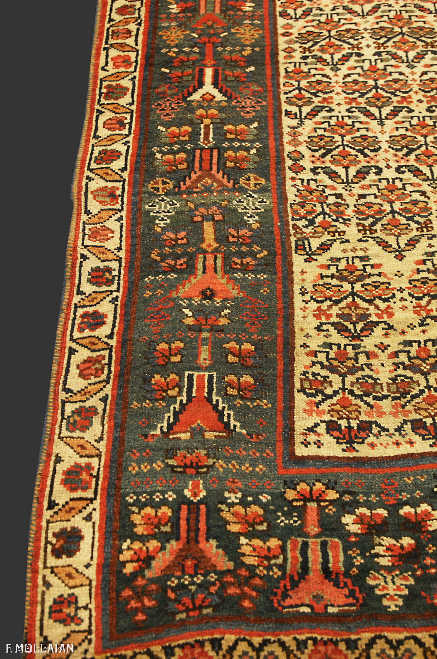 Antique Persian Bijar (Bidjar) Runner n°:26064388